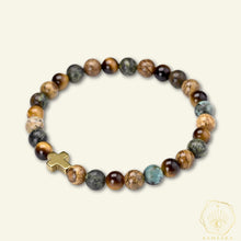 Carregar imagem no visualizador da galeria, Pulsera Triple con cruz