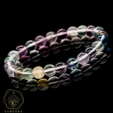 Carica l'immagine nel visualizzatore di Gallery, Pulsera de armonía y estabilidad - Fluorita Arcoiris