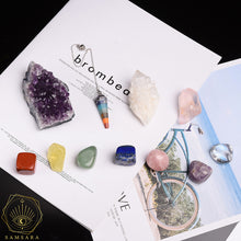 Carica l'immagine nel visualizzatore di Gallery, Kit Piedras Curativas + 7 Chakras by Samsara (11 piezas)