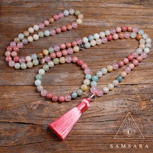 Cargar imagen en el visor de la galería, Set Energía - Colgante & Pulsera de piedras naturales - 108 cuentas