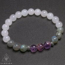 Cargar imagen en el visor de la galería, Set Equilibrio - Colgante & Pulsera de piedras naturales - 108 cuentas