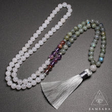 Cargar imagen en el visor de la galería, Set Equilibrio - Colgante & Pulsera de piedras naturales - 108 cuentas