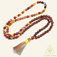 Cargar imagen en el visor de la galería, Set Acción - Colgante & pulsera de piedras naturales - 108 cuentas