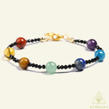 Cargar imagen en el visor de la galería, Pulsera 7 Chakras