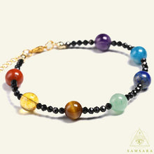Cargar imagen en el visor de la galería, Pulsera 7 Chakras