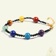 Cargar imagen en el visor de la galería, Pulsera 7 Chakras
