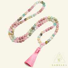 Cargar imagen en el visor de la galería, Set Energía - Colgante & Pulsera de piedras naturales - 108 cuentas