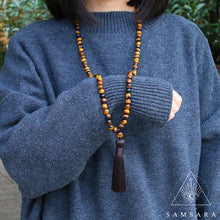 Cargar imagen en el visor de la galería, Set Protector - Colgante & Pulsera de piedras naturales - 108 cuentas