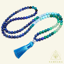 Cargar imagen en el visor de la galería, Set Conexión - Colgante & Pulsera de piedras naturales - 108 cuentas