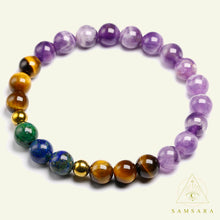 Cargar imagen en el visor de la galería, Set Focus - Colgante & Pulsera de piedras naturales - 108 cuentas