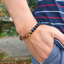 Cargar imagen en el visor de la galería, Set Protector - Colgante & Pulsera de piedras naturales - 108 cuentas