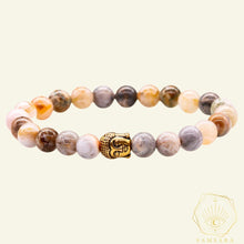 Load image into Gallery viewer, Pulsera Buda - Ágata Bambú