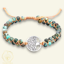 Cargar imagen en el visor de la galería, Pulsera de la vida - Turquesa Africana