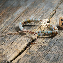 Cargar imagen en el visor de la galería, Pulsera de la vida - Amazonita