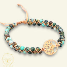 Cargar imagen en el visor de la galería, Pulsera de la vida - Turquesa Africana