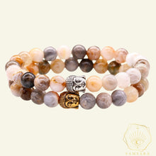 Load image into Gallery viewer, Pulsera Buda - Ágata Bambú