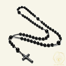 Cargar imagen en el visor de la galería, Set Rosario Samsara - Protector Onix Negro