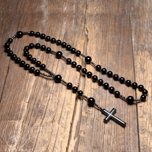 Cargar imagen en el visor de la galería, Set Rosario Samsara - Protector Onix Negro