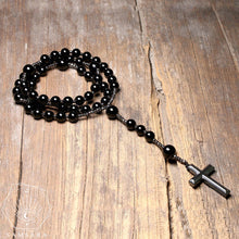 Cargar imagen en el visor de la galería, Set Rosario Samsara - Protector Onix Negro