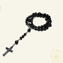 Cargar imagen en el visor de la galería, Set Rosario Samsara - Protector Onix Negro